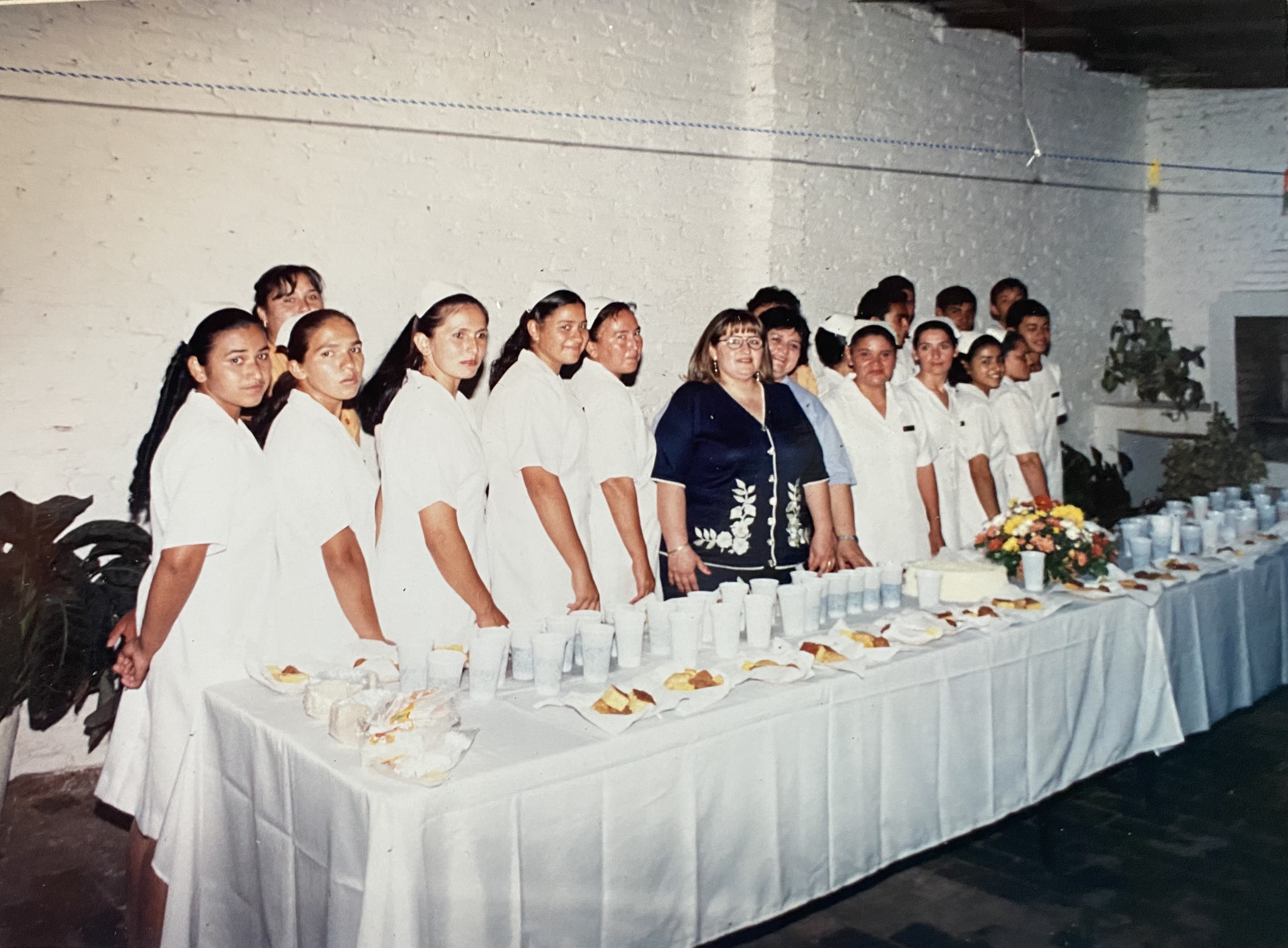 Ofrenda floral en graduación